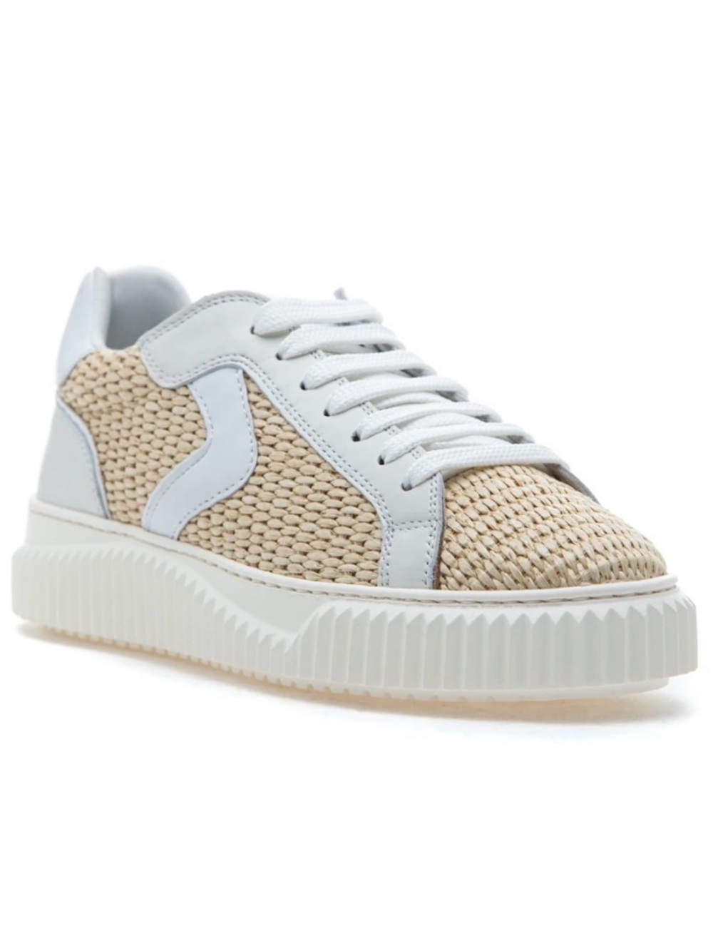 NWT VOILE BLANCHE LIPARI Sneaker in CREAM-WHITE - Picture 2 of 15
